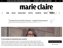 Tablet Screenshot of marie-claire.es